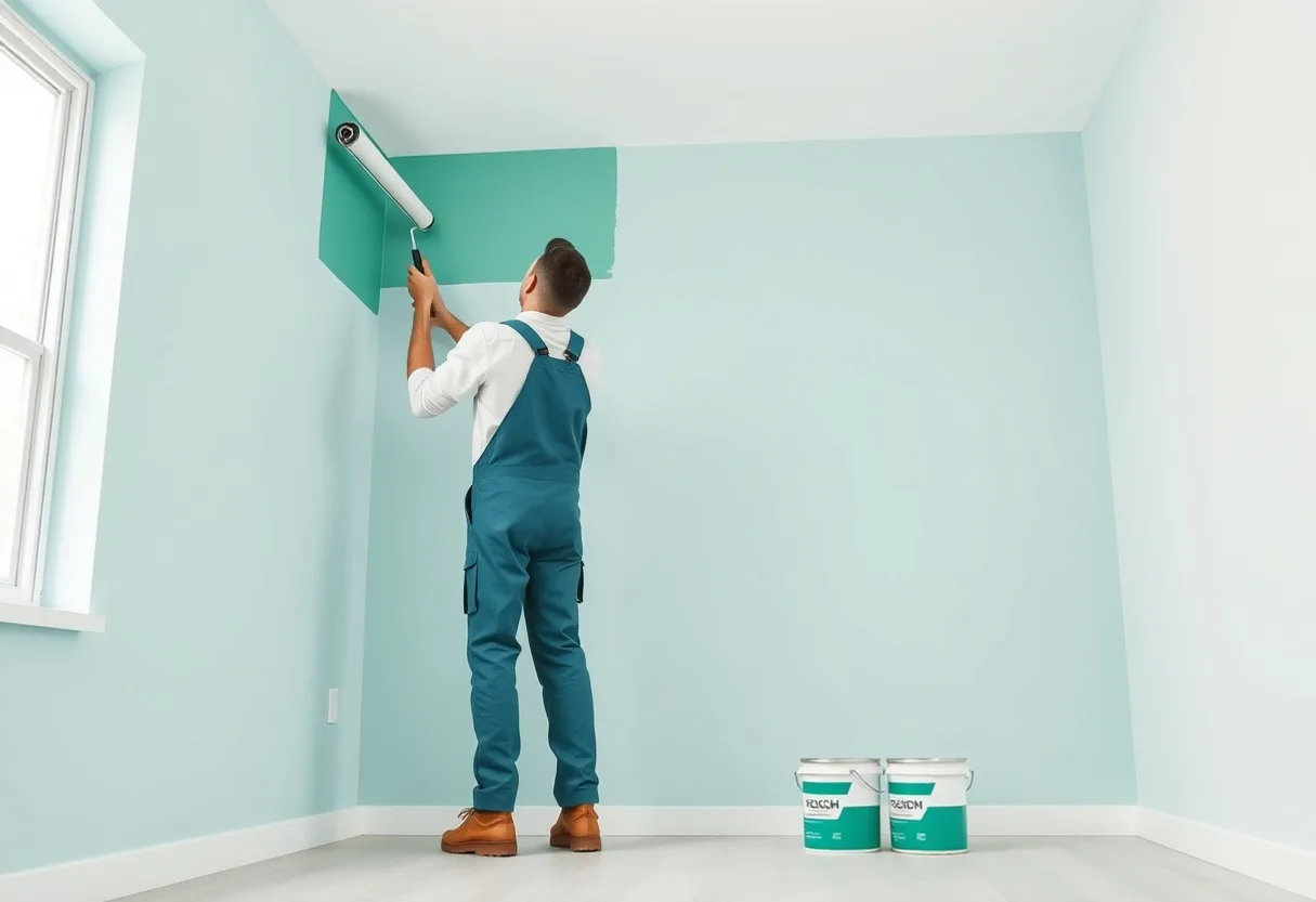 Peintre Pertuis 84120 en intervention sur un chantier
